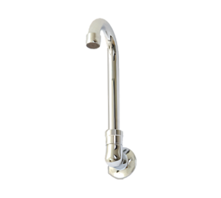 Product image #1 for Splash-Mount Replacement Gooseneck Faucet Spout for Knee/Foot Valve-Operated Models