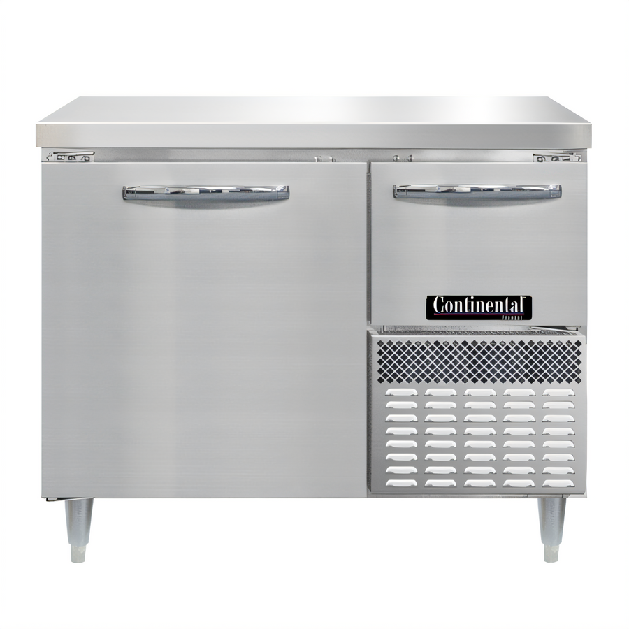 Product image #1 for Continental Refrigerator Designer Line DFA43NSS 43" Worktop Freezer with Solid Doors