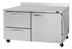 Thumbnail image #1 for Turbo Air PRO Series Two-Section Worktop Freezer with 1 Door and 2 Drawers, 17.2 Cu. Ft.