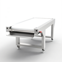 JAC Machines Dough Moulder Outfeed Belt with Casters, 98.42-Inch, 208V, 3-Phase