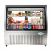 Thumbnail image #1 for KoolMore 47-Inch Curved Front Refrigerated Deli Display Case, 18 Cu. Ft., Stainless Steel, Sliding Doors, LED Lighting