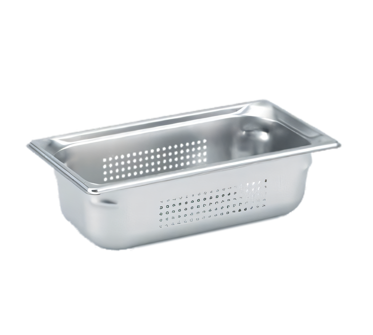 Product image #1 for Vollrath Super Pan 3 1/3 GN Perforated Hotel Pan, 4 Inch Deep, 22-Gauge 300 Series Stainless Steel