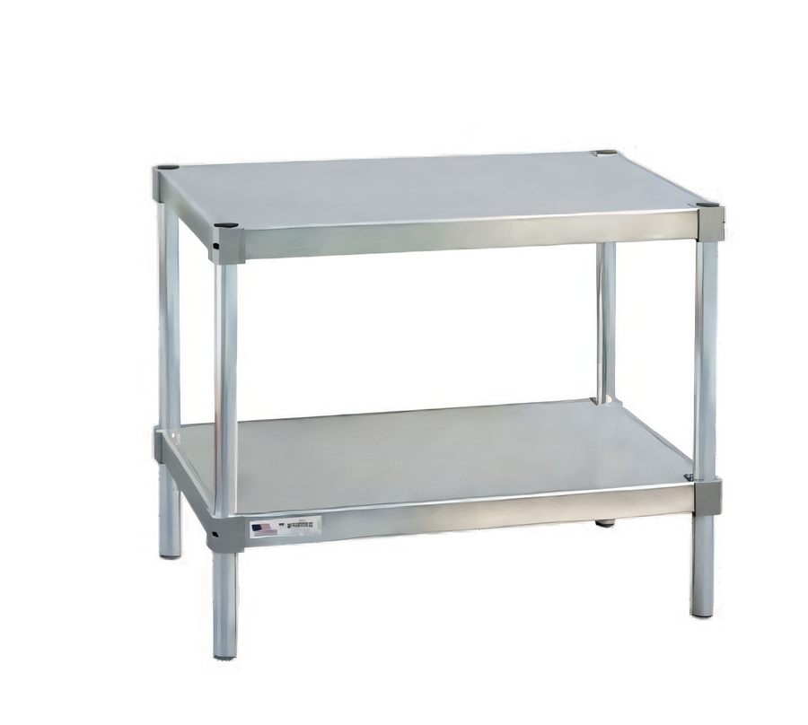 Product image #1 for New Age Modular Aluminum Equipment Stand with 2 Adjustable Solid Shelves, 24 x 20 x 30 Inches