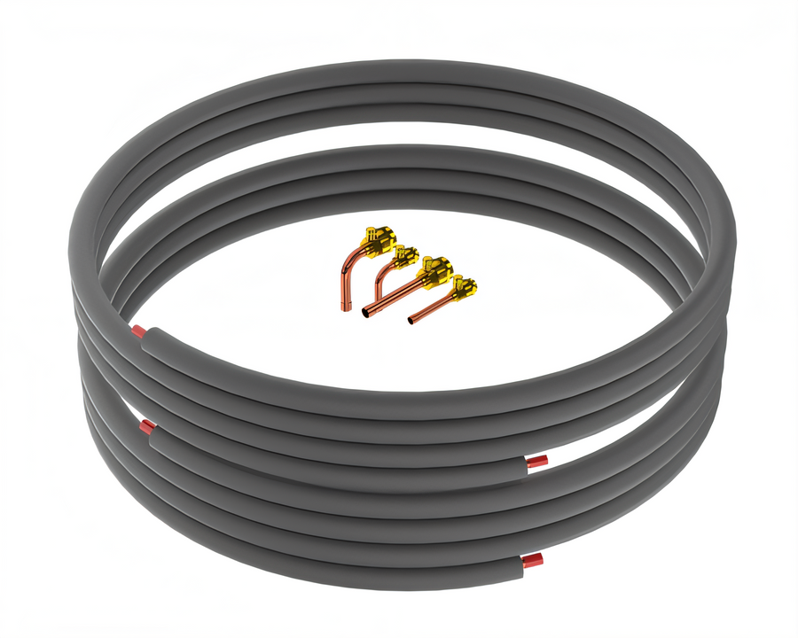 Product image #1 for Ice-O-Matic 40-Foot Noncharged Ice Machine Line Set with Insulated Tubing and Couplings