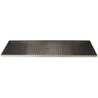 Thumbnail image #1 for Micro Matic USA DP-820D-33 33 x 8 Inch Surface-Mount Stainless Steel Drip Tray Trough with 5/8 Inch O.D. Drain