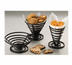 Thumbnail image #1 for American Metalcraft Conical Wrought Iron French Fry Basket with Flat Coil, 7 Inch Diameter x 6 Inch Height