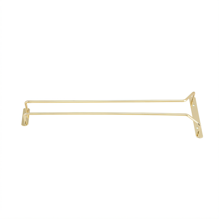 Product image #1 for Winco 16-Inch Ceiling-Mounted Brass-Plated Wire Glass Hanger