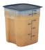 Thumbnail image #1 for Cambro CamSquare FreshPro 22 Qt Square Polypropylene Food Storage Container with Handles