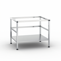 RATIONAL Stand I Stationary Stainless Steel Oven Stand for iCombi Pro and Classic 6- and 10-Full Size