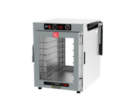 Metro HotBlox Wide 8-Pan Pass-Thru Countertop/Stacking Insulated Holding Cabinet with Clear Front and Rear Doors