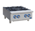 Thumbnail image #1 for Globe 24-Inch Commercial Gas Countertop Hot Plate, 4 Burners, Natural Gas/LP Convertible