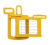 Thumbnail image #1 for Dynamic USA AC063 1/2 Inch 14 x 14mm Yellow Grid Set with Pusher for Dynacube