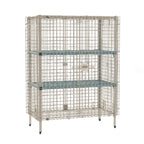 Thumbnail image #1 for Metro MetroMax Q MQSEC55E-2MQ Stationary Wire Security Unit, 50-7/8"W x 26-15/16"D x 66-3/16"H, 2 Shelves