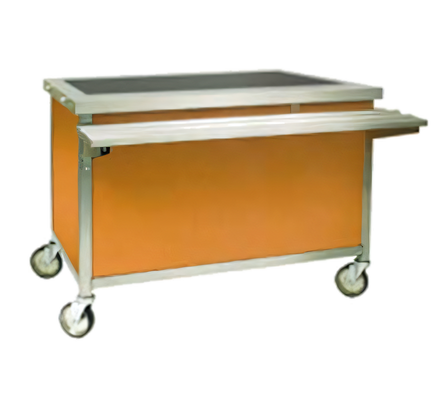 Product image #1 for Director's Choice DCS5-HS 78" Mobile Heated Surface Unit with Holly Berry Red Front Panel