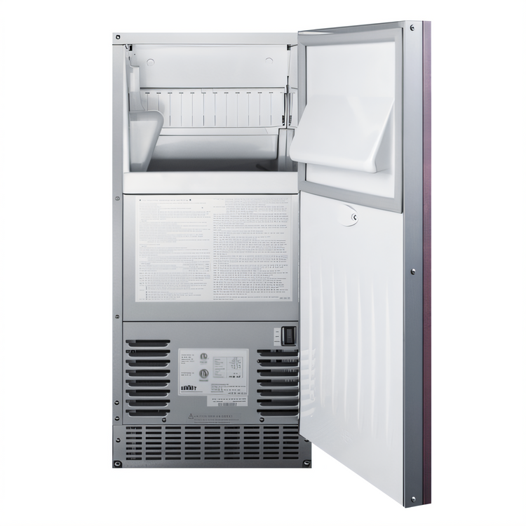 Product image #1 for Summit Commercial 15-Inch Undercounter Clear Gourmet Dice Ice Maker with 26 lb Bin
