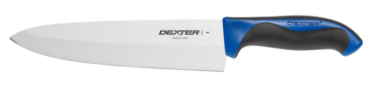 Product image #2 for Dexter® 360™ 8-Inch Stamped Straight Edge Cook's Knife with Blue Handle