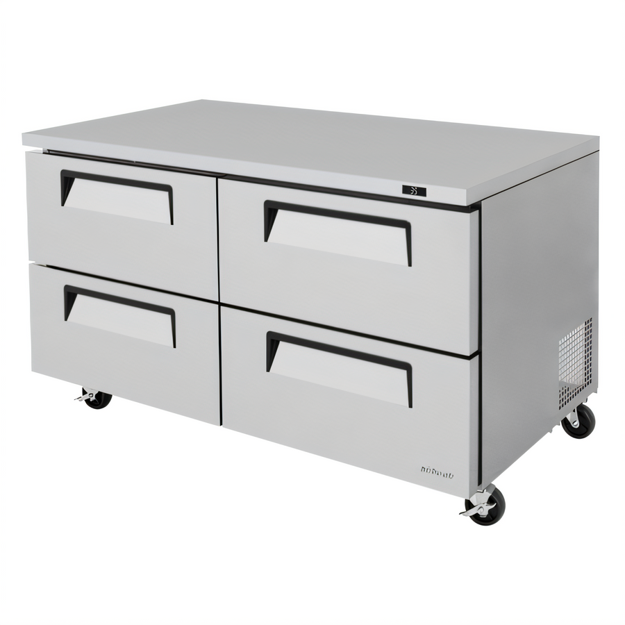 Product image #1 for Turbo Air Super Deluxe 2-Section Undercounter Drawer Refrigerator with 4 Stainless Steel Drawers