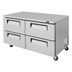 Thumbnail image #1 for Turbo Air Super Deluxe 2-Section Undercounter Drawer Refrigerator with 4 Stainless Steel Drawers