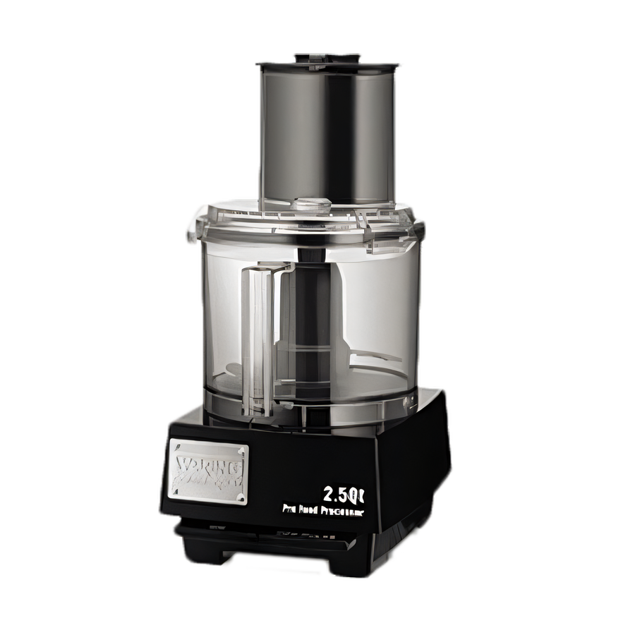 Product image #1 for Waring Commercial 2.5 Qt Vertical Chute Batch Bowl Food Processor with LiquiLock Seal System, 3/4 HP