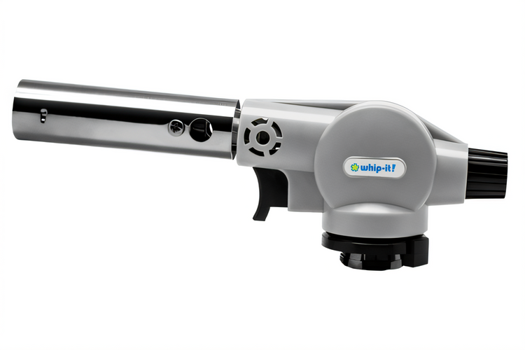 Product image #1 for Whip-It! Gray Handheld Culinary Blow Torch with Piezo Ignition