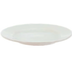 Thumbnail image #2 for Crestware Alpine White ALR42 Ceramic Round Plate, 6-3/8" Diameter, Rolled Edge, Wide Rim Case of 3