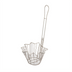 Thumbnail image #1 for Winco Taco Salad Bowl Fryer Basket, Round, 8-3/10-Inch Diameter, 18-Inch Handle, Nickel Plated