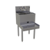 Thumbnail image #1 for Glastender Stainless Steel Freestanding Blender Station with Rinser Faucet and Sink, 18 Inch W x 24 Inch D