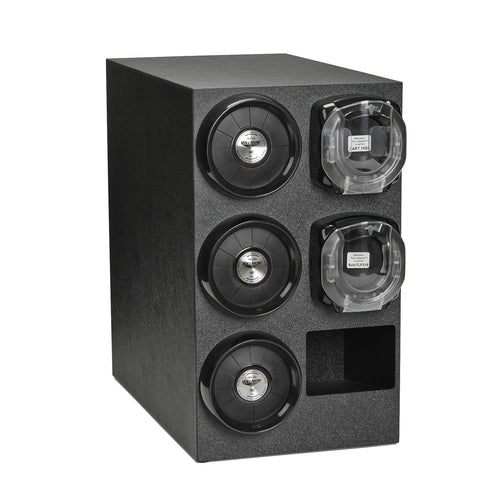 Product image #1 for Vollrath LidSaver3 Cabinet-Style Cup, Lid & Straw Dispenser, 3 High x 2 Wide, Black ABS Plastic