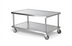 Thumbnail image #1 for Vollrath Heavy-Duty Stainless Steel Countertop Equipment Stand with Undershelf and 5-Inch Casters, 24 x 30 x 24 Inches