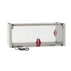 Thumbnail image #1 for Metro Super Erecta® Hot HS1842-EKIT Enclosed Heated Shelf Kit, 42 in x 18 in, 120V, Adjustable Thermostat, Clear Doors