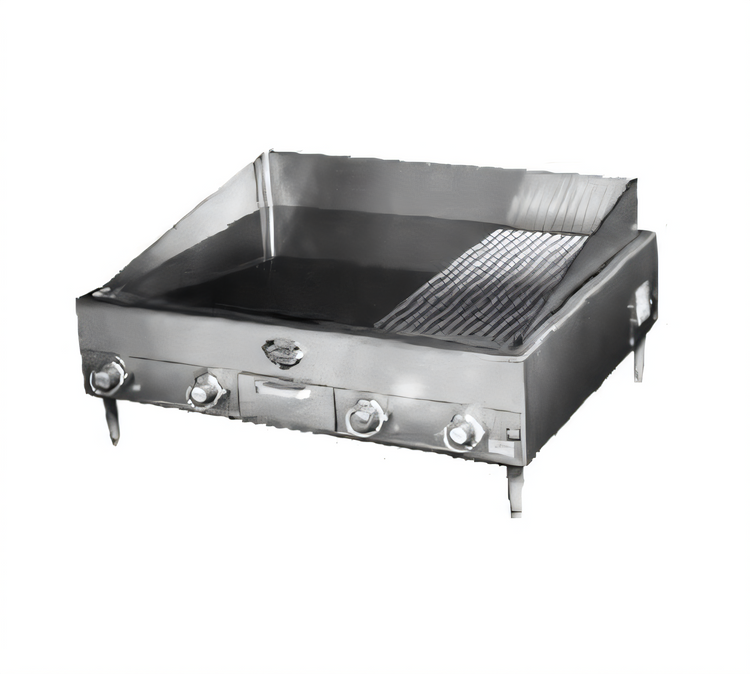 Product image #1 for Commercial Countertop Electric Griddle with Smooth Polished Steel Plate