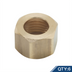 Thumbnail image #1 for T&S Brass Faucet Coupling Nut