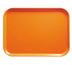 Thumbnail image #2 for Cambro Camtray Rectangular High-Impact Fiberglass Fast Food/Cafeteria Tray, 12 x 16-5/16 Inches, Orange Pizzazz