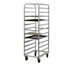 Thumbnail image #1 for New Age Mobile Full-Height Aluminum Tray Retrieval Rack for 24 14 x 18 Inches or 12 18 x 26 Inches Trays
