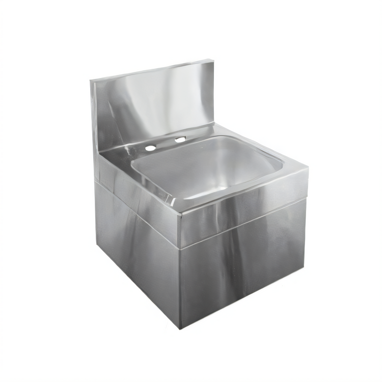 Product image #1 for Glastender Wall-Mount Stainless Steel Hand Sink with Skirt, 14 x 15 Inches Overall