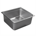 Thumbnail image #1 for Carlisle DuraPan 2/3-Size Solid Steam Table Pan, 6-Inch Deep, 24-Gauge Stainless Steel