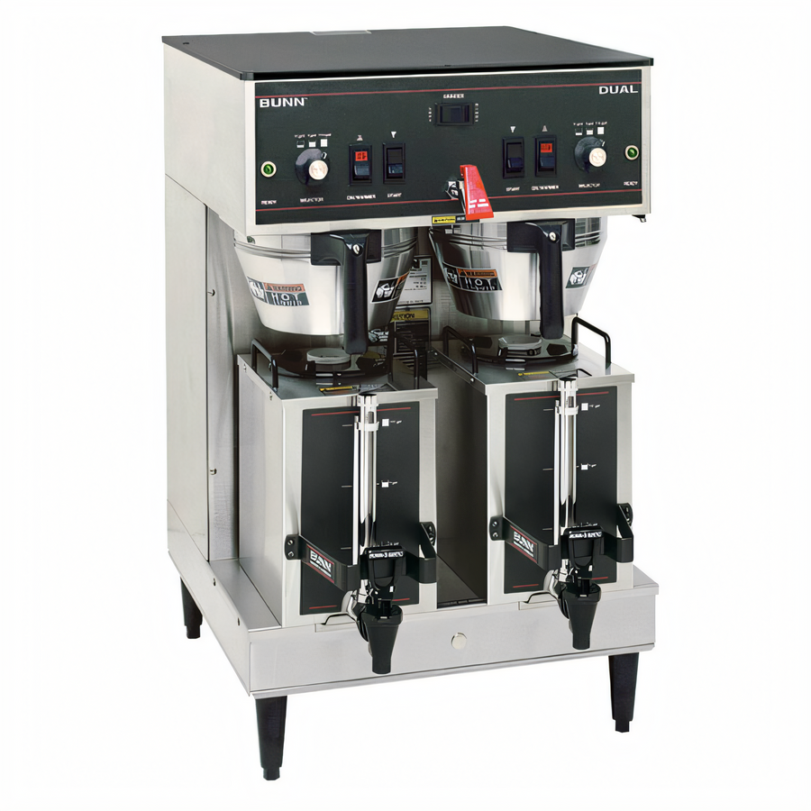 Product image #1 for BUNN Dual Portable Satellite Coffee Brewer with 2 GPR Servers, 18.9 Gallons per Hour