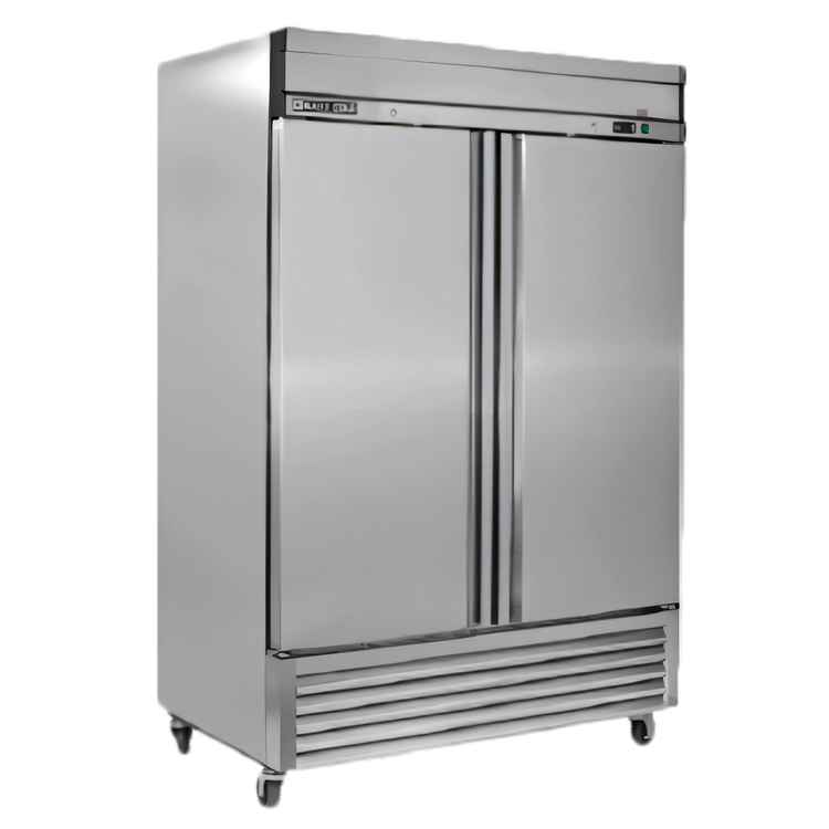 Product image #1 for Maxx Cold Select Series Two-Section Upright Reach-In Freezer, 49 Cu. Ft., Bottom-Mount Self-Contained, Solid Hinged Doors