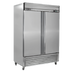 Thumbnail image #1 for Maxx Cold Select Series Two-Section Upright Reach-In Freezer, 49 Cu. Ft., Bottom-Mount Self-Contained, Solid Hinged Doors