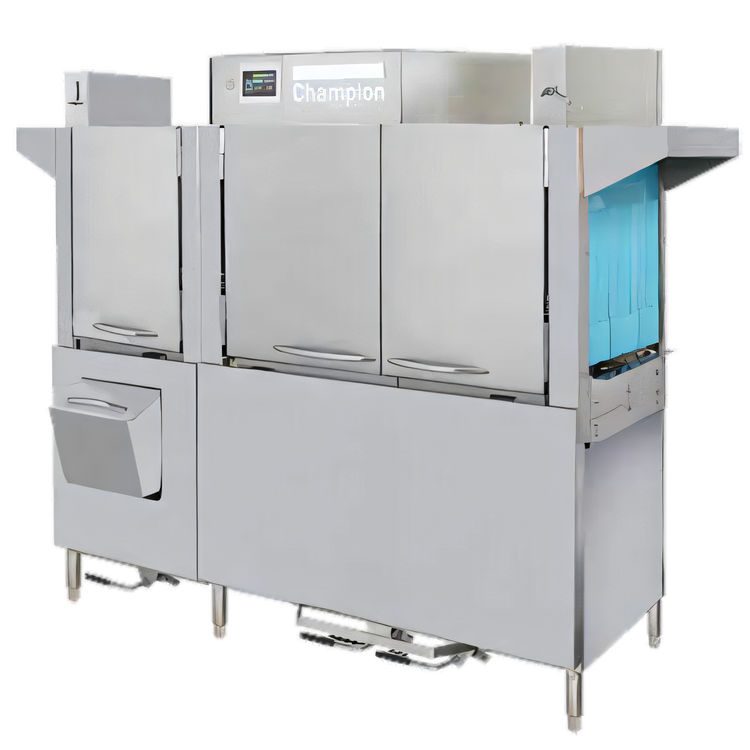 Product image #1 for Champion 80 PRO-HD Pro Series Single Tank Rack Conveyor Dishwasher with 36-Inch Heavy-Duty Prewash