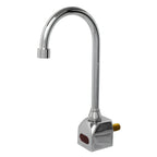 Thumbnail image #1 for Fisher 76057 Touchless Sensor Faucet, Rigid Gooseneck, Single Backsplash Mount, Chrome-Plated Brass