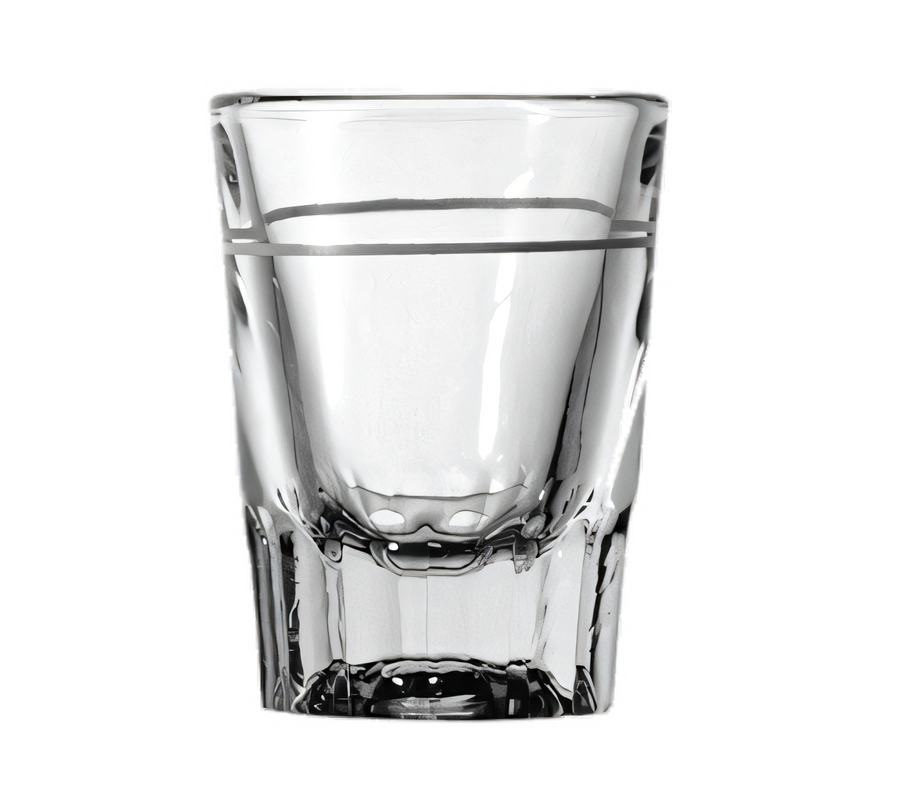 Product image #1 for Anchor Hocking Foodservice Clear 2 oz Whiskey Glass with 1 oz Cap Line, 48/Case