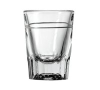 Anchor Hocking Foodservice Clear 2 oz Whiskey Glass with 1 oz Cap Line, 48/Case
