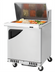 Thumbnail image #1 for Turbo Air Super Deluxe 27-1/2-Inch Front Breathing Sandwich/Salad Mega Top Prep Table with 1 Solid Door and 12 Pans