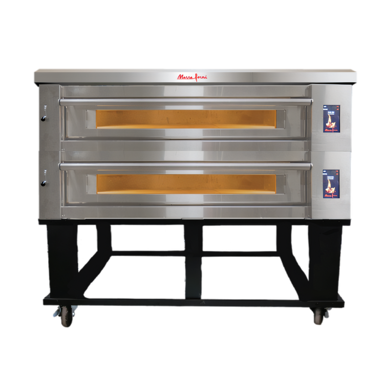 Product image #1 for Marra Forni ELST73-44/2 Two-Deck Electric Stackable Deck Oven with 73 x 44-Inch MarraStone Surfaces