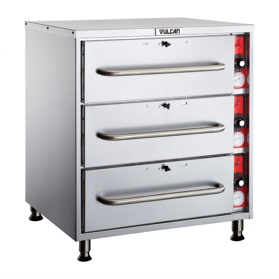 Product image #1 for Vulcan VW3S Freestanding 3-Drawer Stainless Steel Warming Drawer