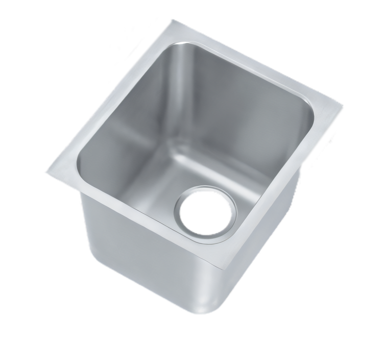Product image #1 for Vollrath Weld-In / Undermount Single Compartment Stainless Steel Sink, 14 x 12 x 12 Inches