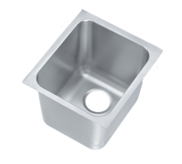 Vollrath Weld-In / Undermount Single Compartment Stainless Steel Sink, 14 x 12 x 12 Inches