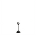 Thumbnail image #1 for American Metalcraft Harp Weighted Black Metal Table Number Stand, 2-1/4 Inch Dia. x 4 Inch H