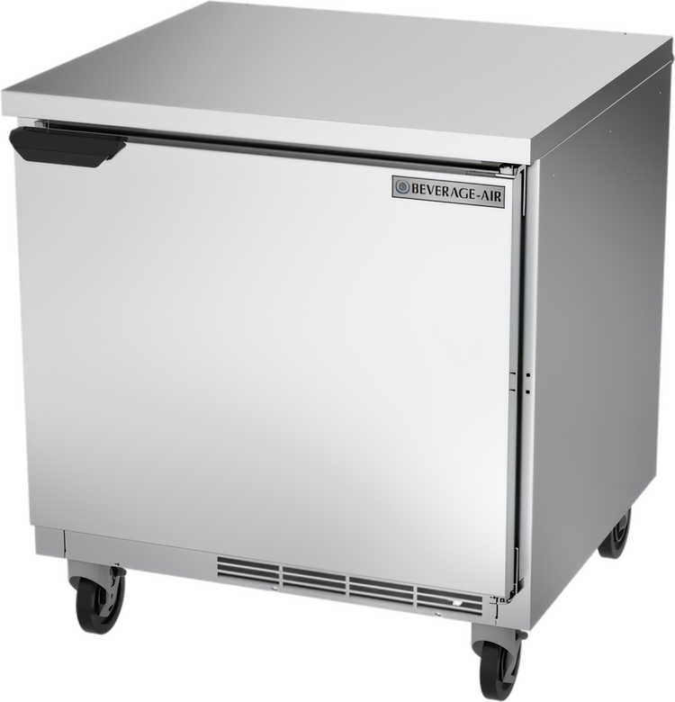 Product image #1 for Beverage-Air 32-Inch One-Section Flat-Top Worktop Refrigerator with Solid Door, 7.2 Cu. Ft.